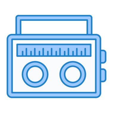 müzik çalıcı simgesi vektör illüstrasyon tasarımı