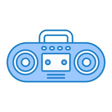 müzik çalıcı simgesi vektör illüstrasyon tasarımı