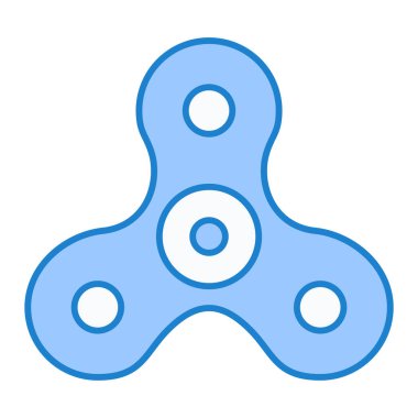 Kıpır kıpır dönen vektör simgesi. Düz çizim. İzole 10 kişi.