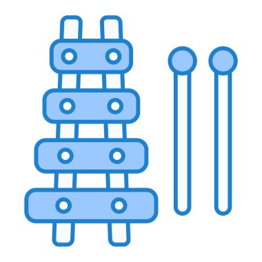 ksilofon vektör illüstrasyonu
