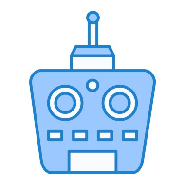 Çizgi film simgesinin vektör illüstrasyonu