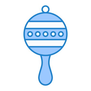 bebek çıngırak ikonu. özet vektör illüstrasyonu