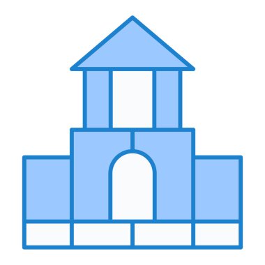 Bina. Web simgesi basit tasarım