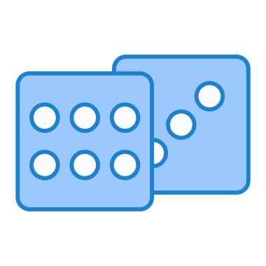 zar simgesi vektör illüstrasyonu