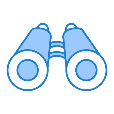 dürbün simgesi. vektör illüstrasyonu