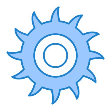 dişli simgesi vektör illüstrasyonu