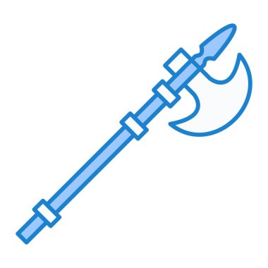 Kılıç simgesi. Web için ortaçağ silah vektör simgelerinin özet çizimi