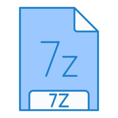 dosya biçimi simgesi, vektör illüstrasyonu 