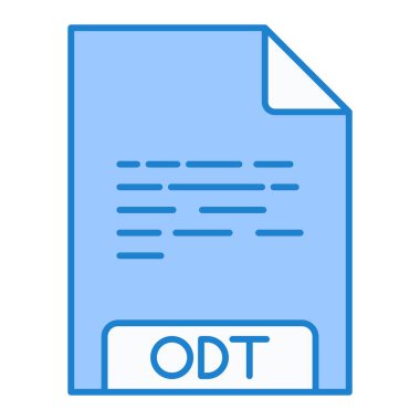 dosya biçimi simgesi, vektör illüstrasyonu