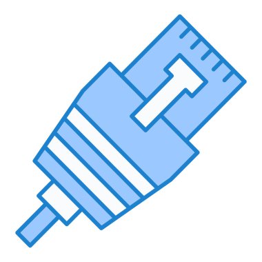 Modern oto tamir simgesinin vektör illüstrasyonu