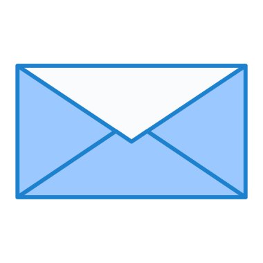 zarf e- posta simgesi vektör illüstrasyon grafik tasarımı