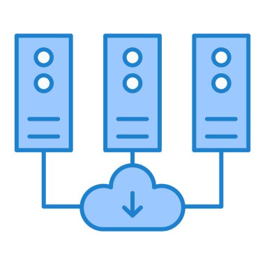 Bulut hesaplama. Web simgesi