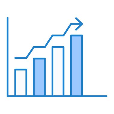 bar çizelgesi simgesi, vektör illüstrasyonu