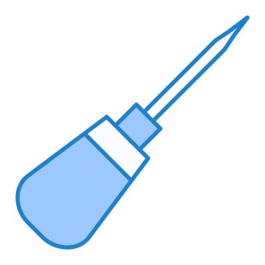 tornavida ikonu vektör çizimi