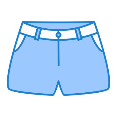 şort simgesi. Web için mayo vektör simgelerinin basit çizimi