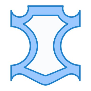 Mavi ve beyaz vektör çizim