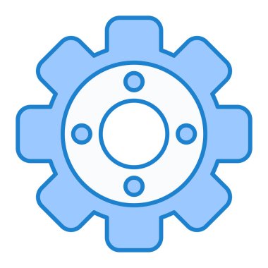 Teçhizat Web simgesi basit illüstrasyon