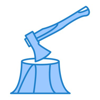 Balta simgesi. Vektör illüstrasyonu