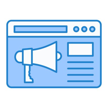 Web simgesi vektör illüstrasyonu