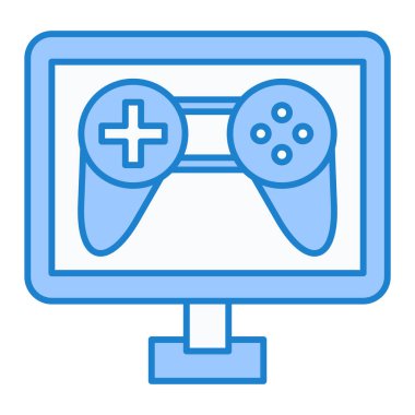 Oyun kolu. Web simgesi basit illüstrasyon