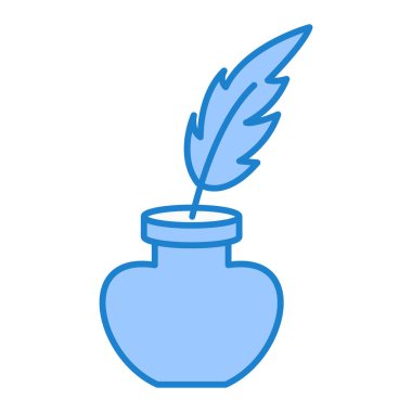 Tüylü ikon vektör illüstrasyonu