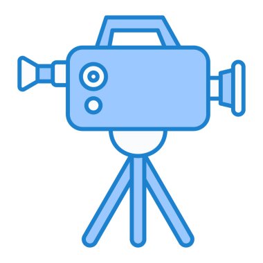 Kamera. Web simgesi basit illüstrasyon