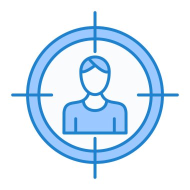 hedef simge vektör illüstrasyonu