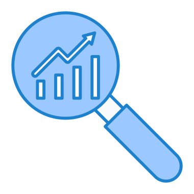 Arama simgesi vektör illüstrasyonu