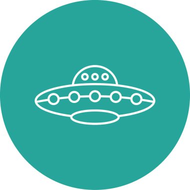 uzay simgesinin vektör illüstrasyonu