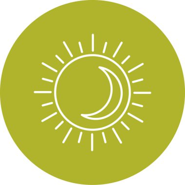 Güneş Simgesi Vektör illüstrasyonu