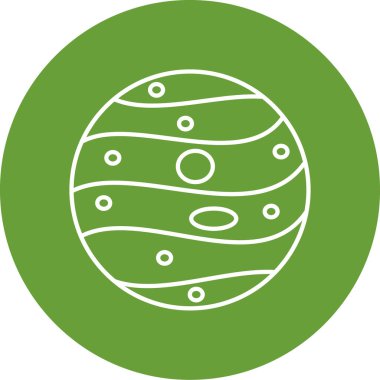 Gezegen simge vektör çizim