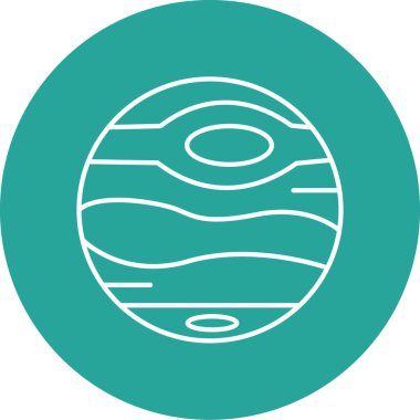 Gezegen simge vektör çizim