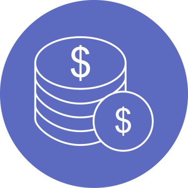 dolar simgesivektör illüstrasyon