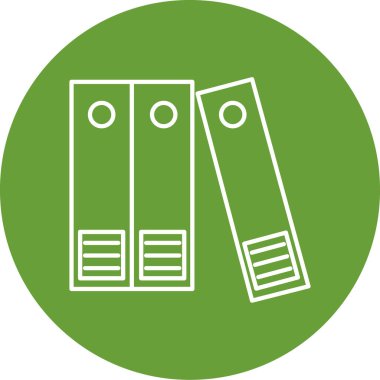 Ofis simgesinin vektör illüstrasyonu