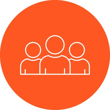 İnsan simgesinin vektör illüstrasyonu