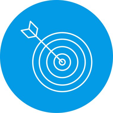 hedef simge vektör illüstrasyonu