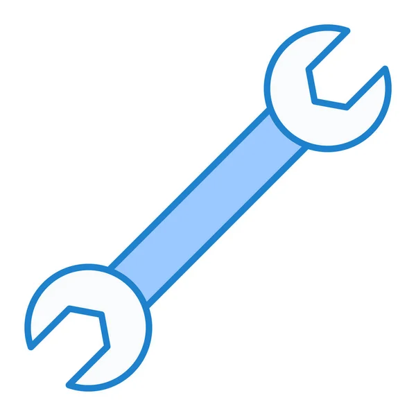 Wrench Web Icon Simple Illustration — Stock Vector