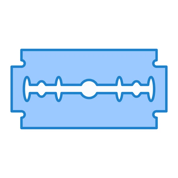 Vector Illustration Blue White Line Icon Bow — Stock vektor