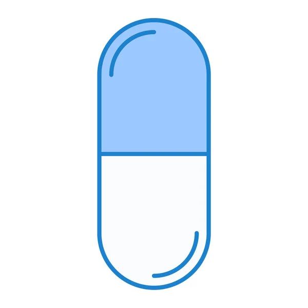 Medical Pill Icon Simple Illustration Pills Vector Icons Web — Stock Vector