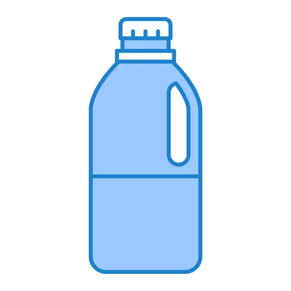 Значок Бутылки Воды Контурная Иллюстрация Векторных Значков Пластиковых Контейнеров Паутины — стоковый вектор