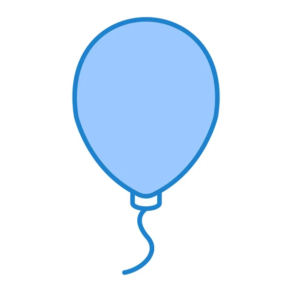 Ballon Ikon Vektor Illusztráció — Stock Vector