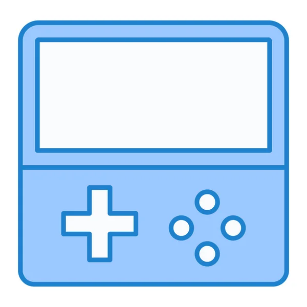 Consola Juegos Diseño Simple — Vector de stock