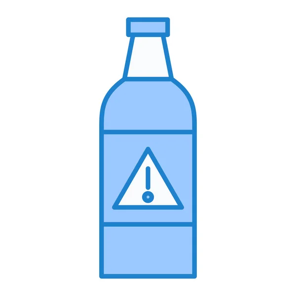 Bottle Icon Vector Alcohol Drink Sign Isolated Contour Symbol Illustration — Stockový vektor