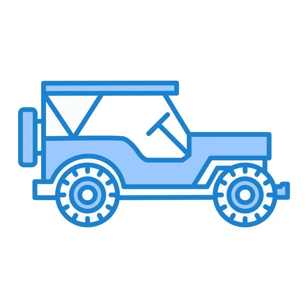 Icono Del Vehículo Coche Esquema Ilustración Línea Camión Vector Carretera — Vector de stock