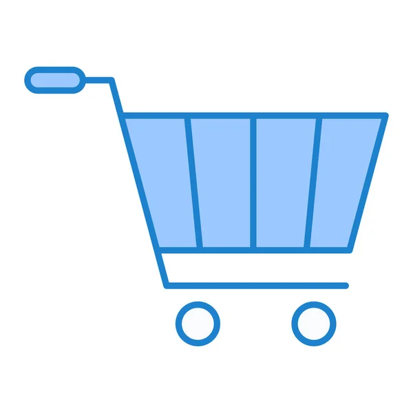 Icono Del Carrito Compras Ilustración Vectorial — Vector de stock