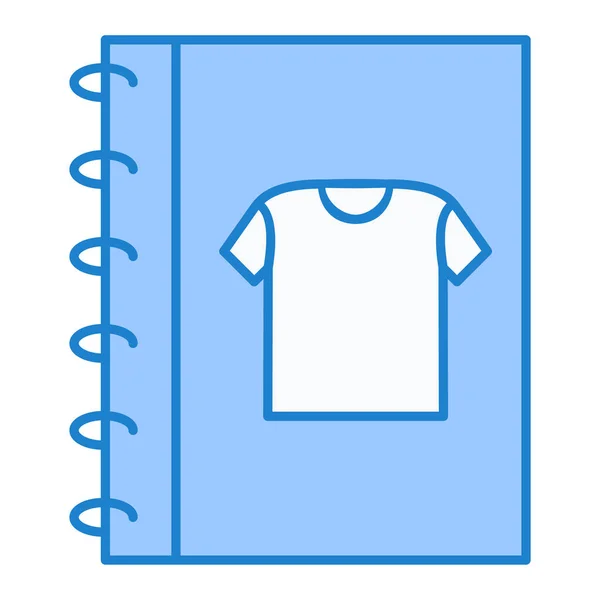 Shirt Symbol Umriss Illustration Der Kleidung Vektor Symbole Für Das — Stockvektor