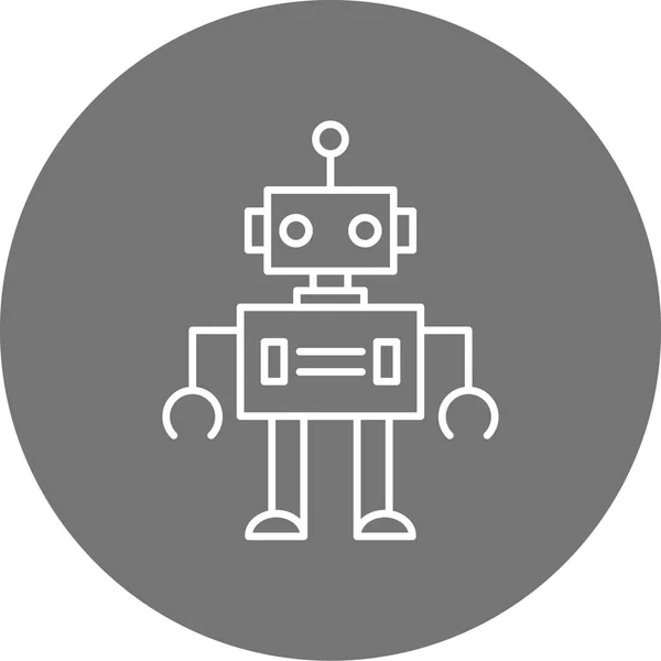 Διανυσματική Απεικόνιση Εικονιδίου Ρομπότ — Διανυσματικό Αρχείο