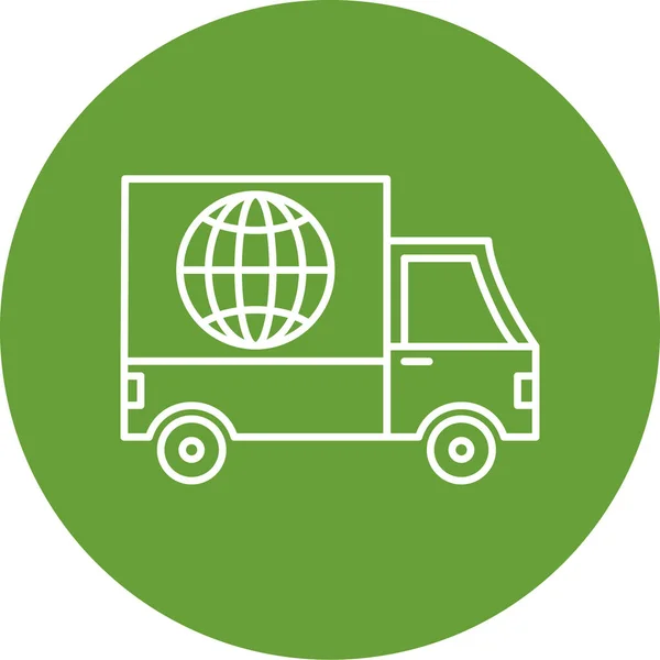 Delivery Truck Icon Vector Illustration — Stock Vector