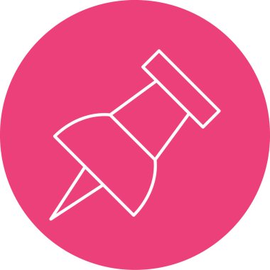 pin simgesi vektör illüstrasyonu