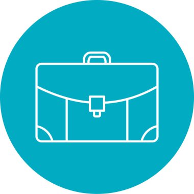 evrak çantası ikonu vektör illüstrasyonu